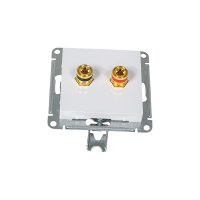 Systeme Electric ( Schneider Electric) AtlasDesign Бел Аудиорозетка двухместная SE ATN000187