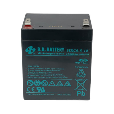 BB Battery Аккумуляторная батарея 12 В 5 Ач - HRC 5.5-12