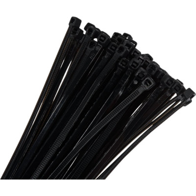 SUPRLAN Стяжка нейлоновая 2,5х150мм черная UV /100pcs/ 06-1010