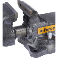 Inforce Поворотные слесарные тиски 140 мм 05-23-10