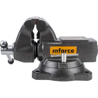 Inforce Поворотные слесарные тиски 140 мм 05-23-10