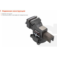 Gigant Professional Поворотные слесарные тиски 100 мм GP-BV-100