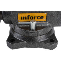 Inforce Поворотные слесарные тиски 165 мм 05-23-11