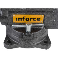 Inforce Поворотные слесарные тиски 115 мм 05-23-09