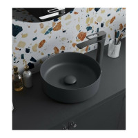 IDDIS Выпуск для умывальника без перелива Optima Home серый матовый OPHGM00i88