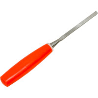 Стамеска SPARTA,6 мм, плоская, пластмассовая ручка// 244055