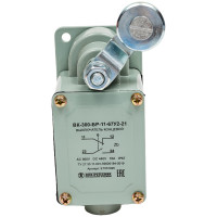 Концевой выключатель Электротехник ВК-300-БР-11-67У2-21, рычаг с роликом, с сальником, ход вправо, cамовозврат, ступень 2- 51мм, IP67 ET051925