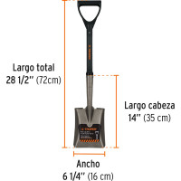 Совковая мини-лопата TRUPER 17196