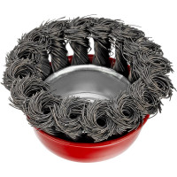 Щетка чашечная для УШМ (65 мм; М14; крученая проволока 0.35 мм) MATRIX 74613