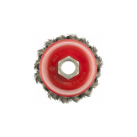 Щетка чашечная для УШМ (65 мм; М14; крученая проволока 0.35 мм) MATRIX 74613