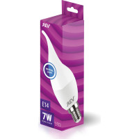Светодиодная лампа REV, LED FC37 Е14 7W, 560Лм 4000K, холодный свет 32352 5