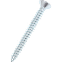 Саморез ZAMETAL 3,9х38 с потайн. гол., крест. шлиц, DIN 7982 оц., 1000 шт ZA100640