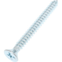 Саморез ZAMETAL 3,9х38 с потайн. гол., крест. шлиц, DIN 7982 оц., 1000 шт ZA100640