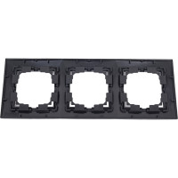 Рамка 3-местная Bylectrica, серия УЮТ, ЮЛИГ.735212.281-40 графит