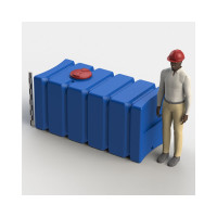 Емкость с крышкой Asplast П1750Д EL-22P-CA-PG1750L-DB