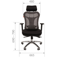 Компьютерное кресло CHAIRMAN 769 TW-11 черный N 00-07017614