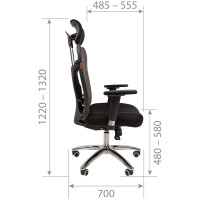 Компьютерное кресло CHAIRMAN 769 TW-11 черный N 00-07017614