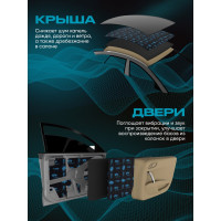 Виброизоляция SGM Premium Prime Dual 4, упаковка - 5 листов (Большие листы 0.5х0.7 м)/ Набор звукоизоляции/ комплект самоклеящаяся шумка SGM.DUAL.2.5