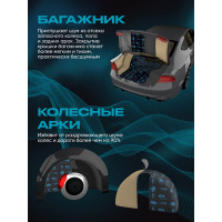 Виброизоляция SGM Premium Prime Dual 4, упаковка - 5 листов (Большие листы 0.5х0.7 м)/ Набор звукоизоляции/ комплект самоклеящаяся шумка SGM.DUAL.2.5