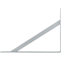 Усиленный уголок-кронштейн FIT белый, 400х280 мм 66088