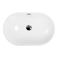 Керамическая полувстраиваемая раковина BelBagno BB1004