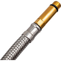Гибкая подводка для смесителя Tucai в стальной оплетке 1/2-M10x1 L37, 600 мм 00062645