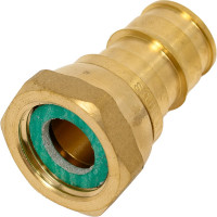 Переходник латунный с накидной гайкой SANEXT 20мм х 1/2" Lite 43205