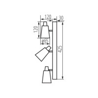 Накладной спот KANLUX белый SEMPRA EL-3I W-SR/ 33094