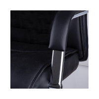 Кресло руководителя Helmi HL-E03 Accept, экокожа черная 274817