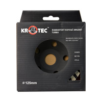Чашка алмазная зачистная турбо (125x22.2 мм) KROTEC 3801030