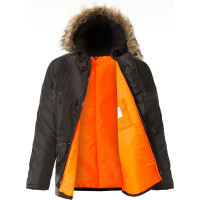 Удлиненная утепленная куртка СОЮЗСПЕЦОДЕЖДА СЕВЕР черная, р. 52-54/рост 182-188 2200000070203