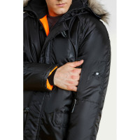 Удлиненная утепленная куртка СОЮЗСПЕЦОДЕЖДА СЕВЕР черная, р. 52-54/рост 182-188 2200000070203