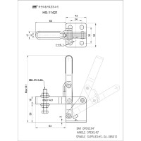Механический зажим HS CLAMP HS-11421