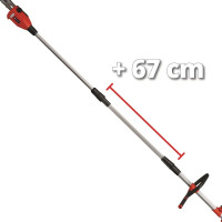 Многофункциональный набор для сада Einhell GE-LM 36/4in1 Li,2х18В,коса нож/леска,кусторез,ц.пила,без АКК 3410901