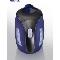 Чайник Centek 1.7 л, 2200 Вт, LED, матовый корпус, защита от включения без воды CT-0026 Blue
