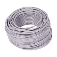 Кабель TDM ELECTRIC витая пара народный U/UTP Cat 5e 4х2х24AWG CCA 100м PVC, серый SQ0107-0115