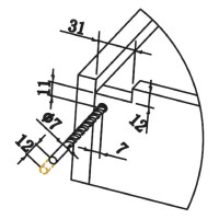 Направляющие WURTH EcoSlide скрытого монтажа, полн. выдвиж. L450 мм, 30 кг 0684250259961 10