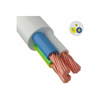 Провод TDM ELECTRIC ПВС 3х2,5 ГОСТ 20м, белый SQ0118-0024