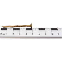 Саморез КРЕП-КОМП желтый цинк, POZY, 4х50, 50 шт. жд450мф