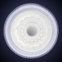 Светодиодная диммируемая люстра RITTER с ДУ CRYSTAL 3D 120Вт, 3000К+6000K/4200К/6000К+3000K, 7920Лм, 480x60мм 52368 0