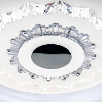 Светодиодная диммируемая люстра RITTER с ДУ CRYSTAL 3D 120Вт, 3000К+6000K/4200К/6000К+3000K, 7920Лм, 480x60мм 52368 0