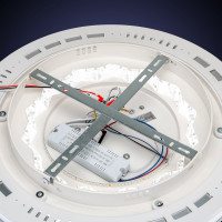 Светодиодная диммируемая люстра RITTER с ДУ CRYSTAL 3D 120Вт, 3000К+6000K/4200К/6000К+3000K, 7920Лм, 480x60мм 52368 0