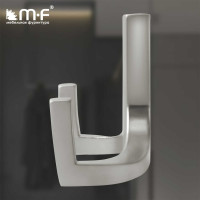 Крючок MF R17, 2-х рожковый, никель матовый 10937v