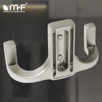 Крючок MF R17, 2-х рожковый, никель матовый 10937v