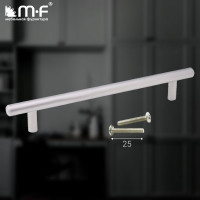 Ручка-рейлинг MF d=12 mm 160/210, матовый хром 11145v