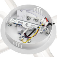 Светодиодная диммируемая люстра RITTER с ДУ FIUGGI 88Вт, 2700К/4200К/6400К, 5900Лм, 660x490x120мм 52033 7