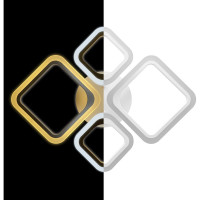 Светодиодная диммируемая люстра RITTER с ДУ FIUGGI 88Вт, 2700К/4200К/6400К, 5900Лм, 660x490x120мм 52033 7