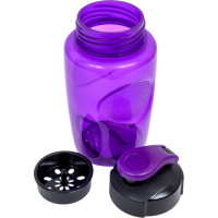 Бутылка для воды и напитков FITNESS анатомической формы 350 мл фиолетовая WOWBOTTLES КК0379