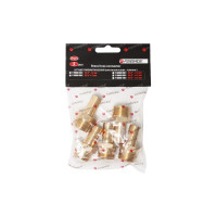 Штуцер пневматический наружная резьба 1/2" - елочка 12 мм, 5 шт Forsage 26093 F-MH08/08K