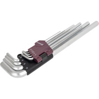 Набор торцевых шестигранных удлиненных ключей Thorvik HKL9S H1.5-H10, 9 предметов 53051